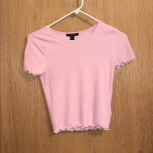 Baby pink tight crop - Forever 21